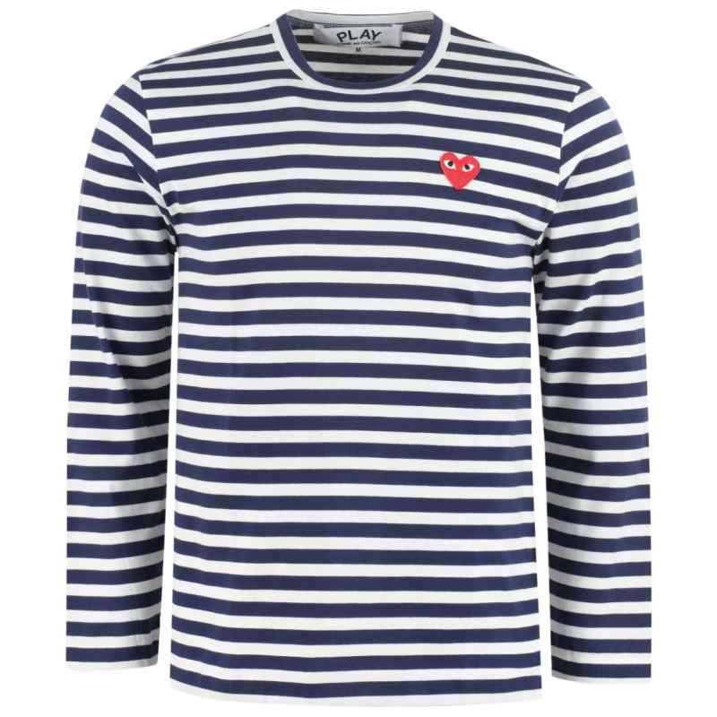 Comme Des Garcons Comme Des GarÃ§ons Striped cotton t-shirt