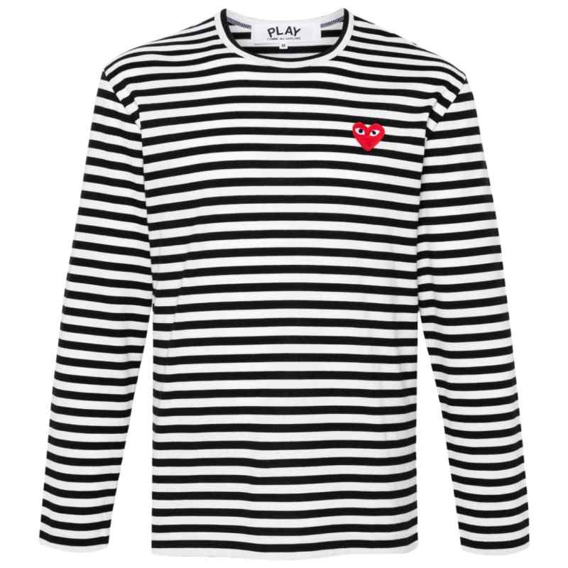 Comme Des Garcons Comme Des GarÃ§ons Striped cotton t-shirt