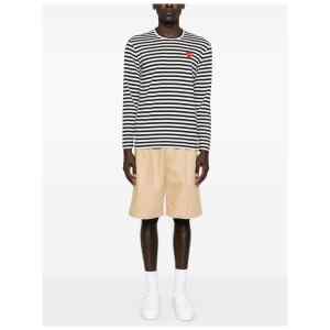 Comme Des Garcons Comme Des GarÃ§ons Striped cotton t-shirt