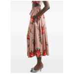 Dolce & Gabbana Roses bouquet long skirt