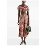 Dolce & Gabbana Roses bouquet long skirt