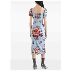 Dolce & Gabbana Flower print silk dress