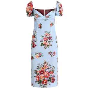 Dolce & Gabbana Flower print silk dress