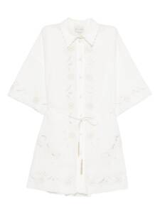Forte Forte Embroidered cotton shirtdress