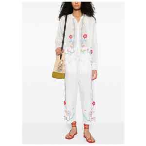 Forte Forte Embroidered cotton trousers