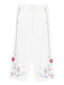 Forte Forte Embroidered cotton trousers