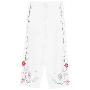 Forte Forte Embroidered cotton trousers