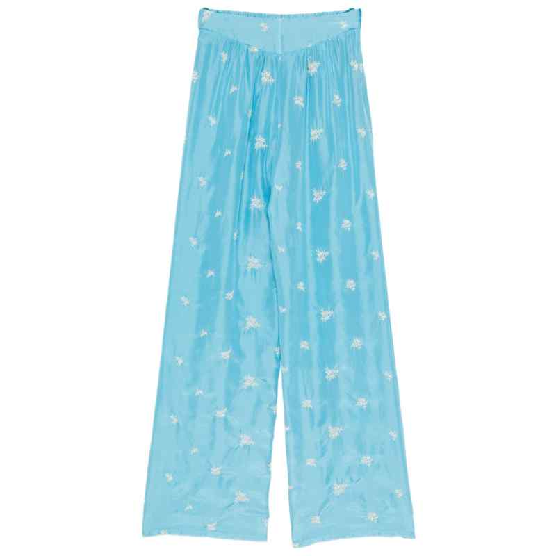 Forte Forte Embroidered silk trousers