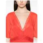 Forte Forte V-neck Cotton and silk v-necked dress