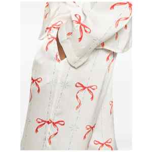 Forte Forte Printed drawstring trousers