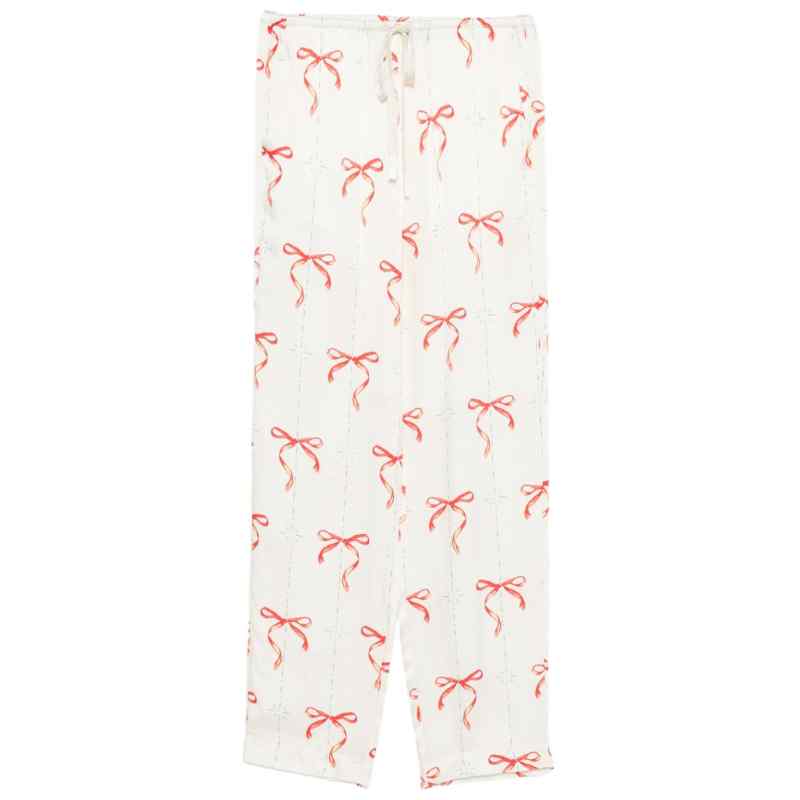 Forte Forte Printed drawstring trousers