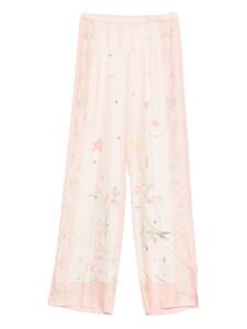 Forte Forte Printed silk trousers