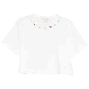 Forte Forte Embroidered cotton t-shirt