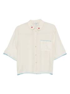 Forte Forte Embroidered silk shirt