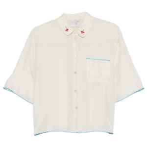 Forte Forte Embroidered silk shirt