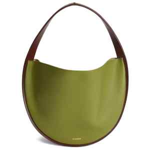 Jil Sander Pivot Leather Shoulder Bag
