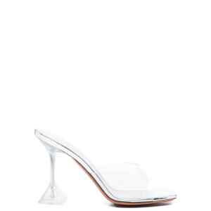 Amina Muaddi Lupita Glass Slipper 95 Transparent Pvc