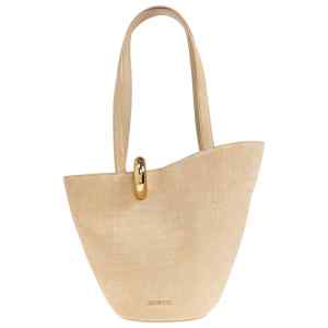 Jacquemus Le Bambola Moyen leather bucket bag