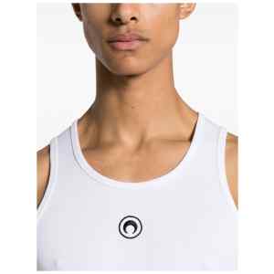 Marine Serre Moon cotton tank top