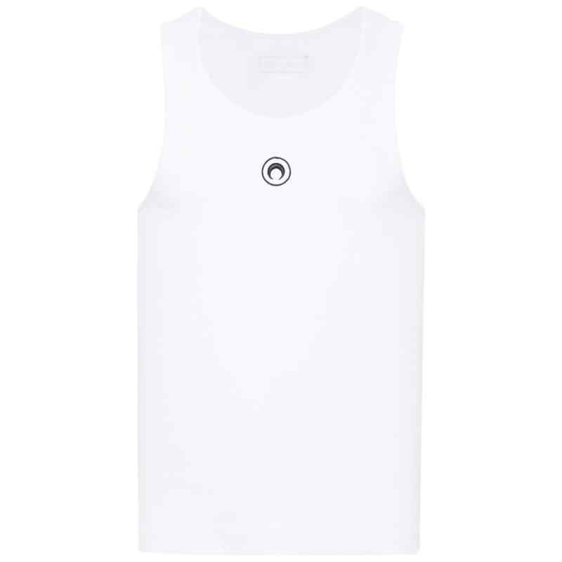 Marine Serre Moon cotton tank top