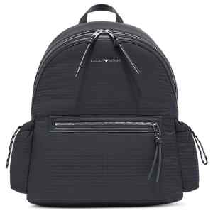 EMPORIO ARMANI EXCLUSIVE Emporio Armani Round Nylon Backpack With Monogram Lettering
