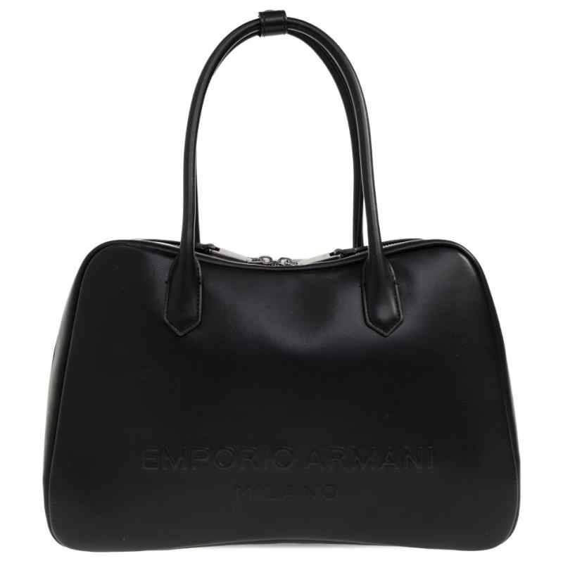 Emporio Armani Eagle Club Capsule Collection Soft Leather Shoulder Bag