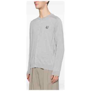 Maison Kitsuné Fox head patch cardigan