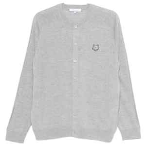 Maison Kitsuné Fox head patch cardigan
