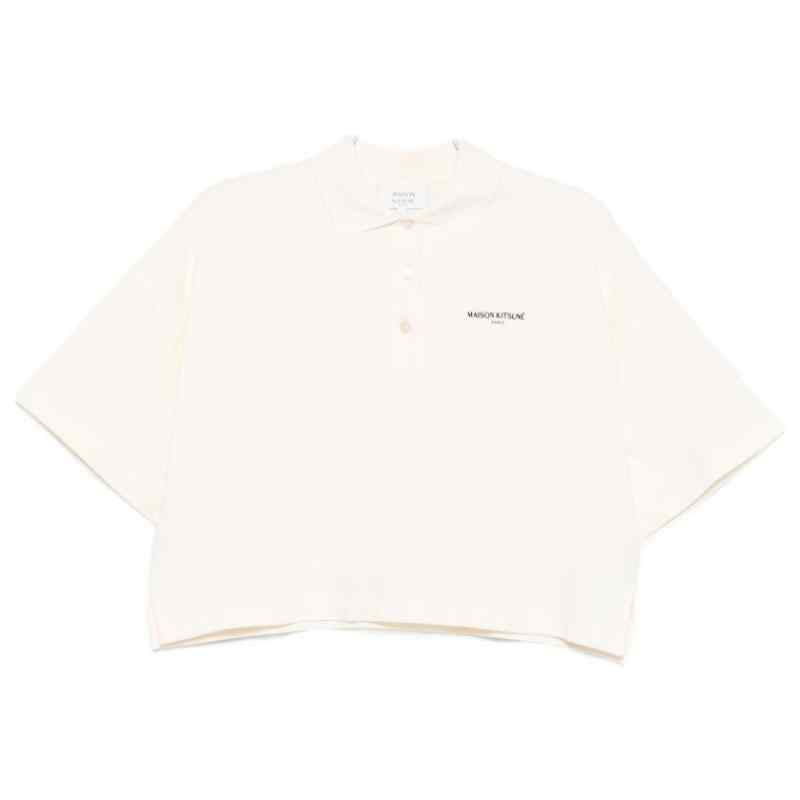 Maison Kitsuné Oversized cotton polo shirt