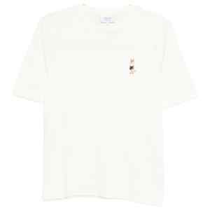 Maison Kitsuné Dressed Fox embroidered cotton t-shirt