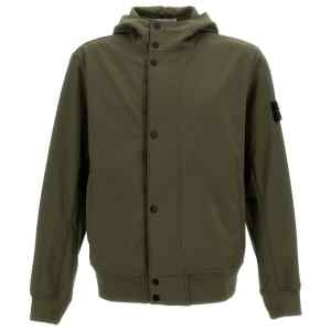 Stone Island Hooded blouson jacket