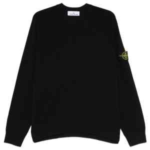 Stone Island Logo cotton crewneck sweater