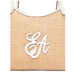 Emporio Armani Woven Straw Medium Shopper Bag