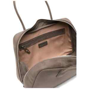 Emporio Armani Eagle Club Capsule Collection Suede-Effect Shoulder Bag