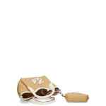 Emporio Armani Woven Straw Small Shopper Bag