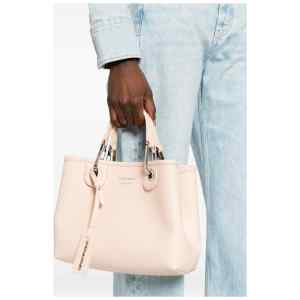 Emporio Armani Small Myea Shopper Bag With Deer Print