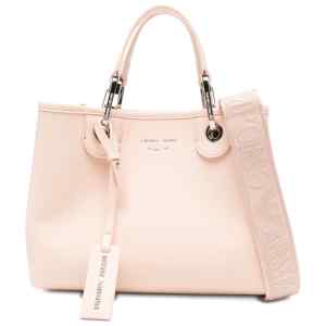 Emporio Armani Small Myea Shopper Bag With Deer Print