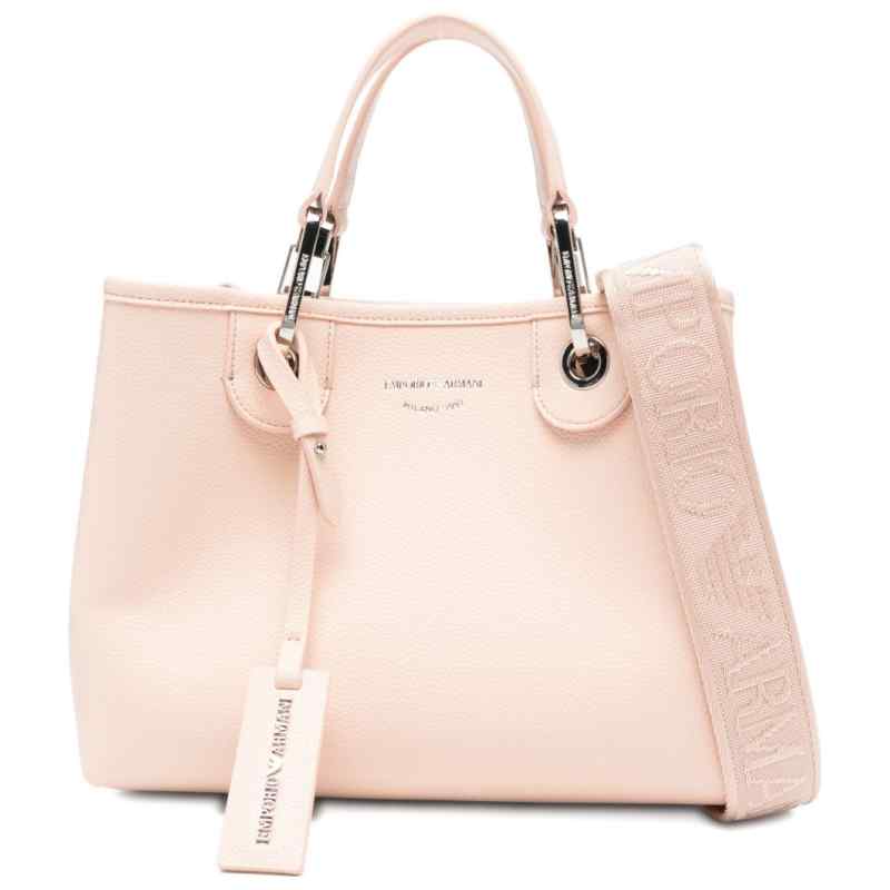 Emporio Armani Small Myea Shopper Bag With Deer Print
