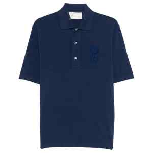 Ami Paris Ami De Couer cotton polo shirt