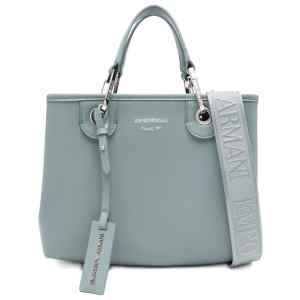 Emporio Armani Small Myea Shopper Bag With Deer Print