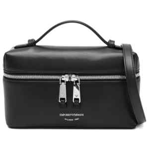 Emporio Armani Nappa Leather Shoulder Vanity Case