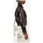 Emporio Armani Exclusive Python-Print Leather Bucket Bag