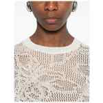 Fabiana Filippi Openwork crewneck t-shirt