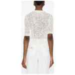 Fabiana Filippi Openwork crewneck t-shirt