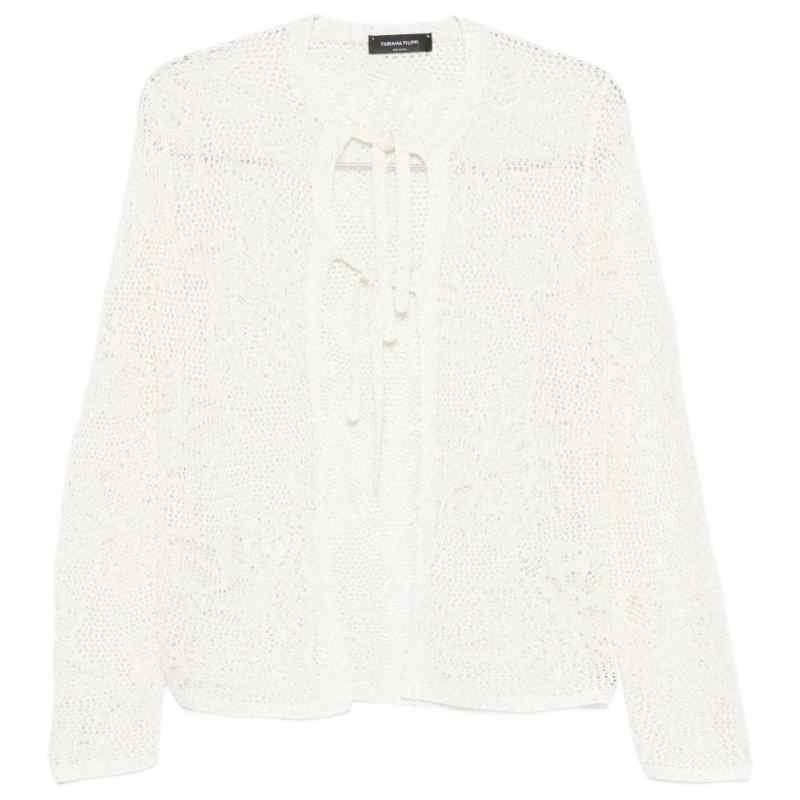 Fabiana Filippi Openwork cardigan