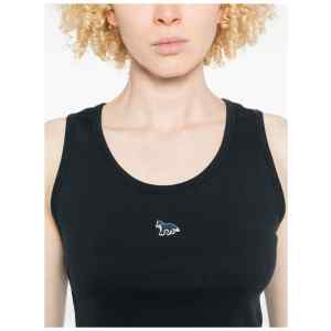 Maison Kitsuné Maison KitsunÃ© Baby Fox cotton tank top