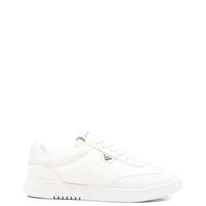 Emporio Armani Nylon sneakers with leather details