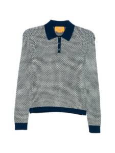 Guest In Residence Pique cashmere polo shirt