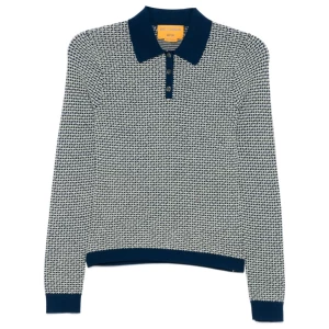 Guest In Residence Pique cashmere polo shirt
