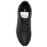 Emporio Armani Leather sneakers with thermoformed details